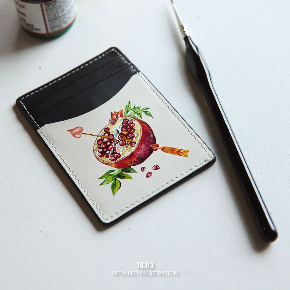 Hand-Painted Card Holder