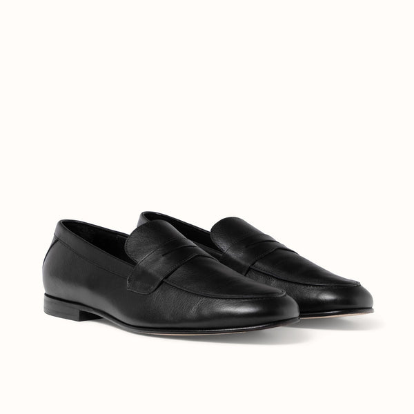 Caine Black Penny Loafer - Men's