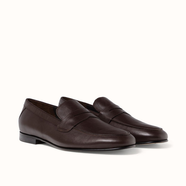 Caine Brown Penny Loafer - Men's