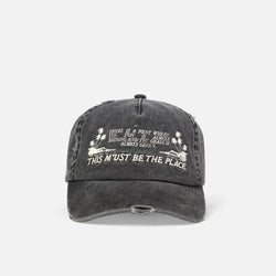 This Must Be The Place Washed Black Cap