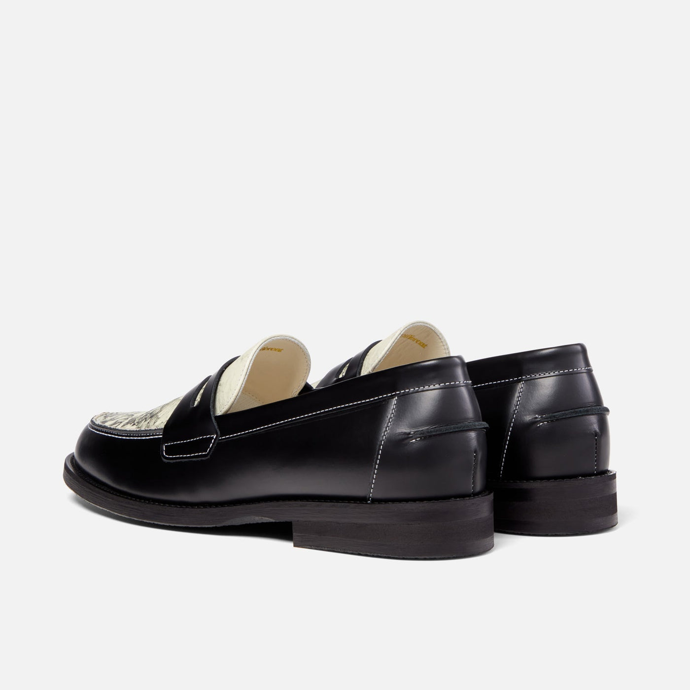 Brand New Wilde Black Suede Penny Loafer - Men\'s WILDE Black Leather Penny Loafer for Men | DUKE + DEXTER main image 3