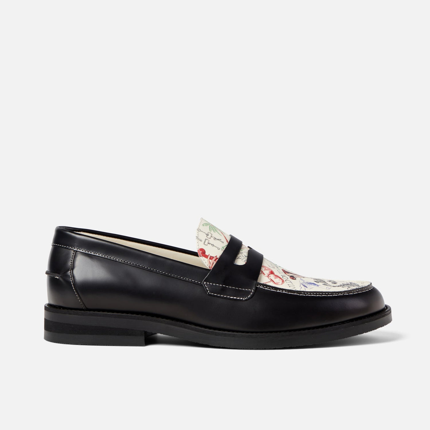 Wilde Sketch Penny Loafer - Men's | DUKE + DEXTER