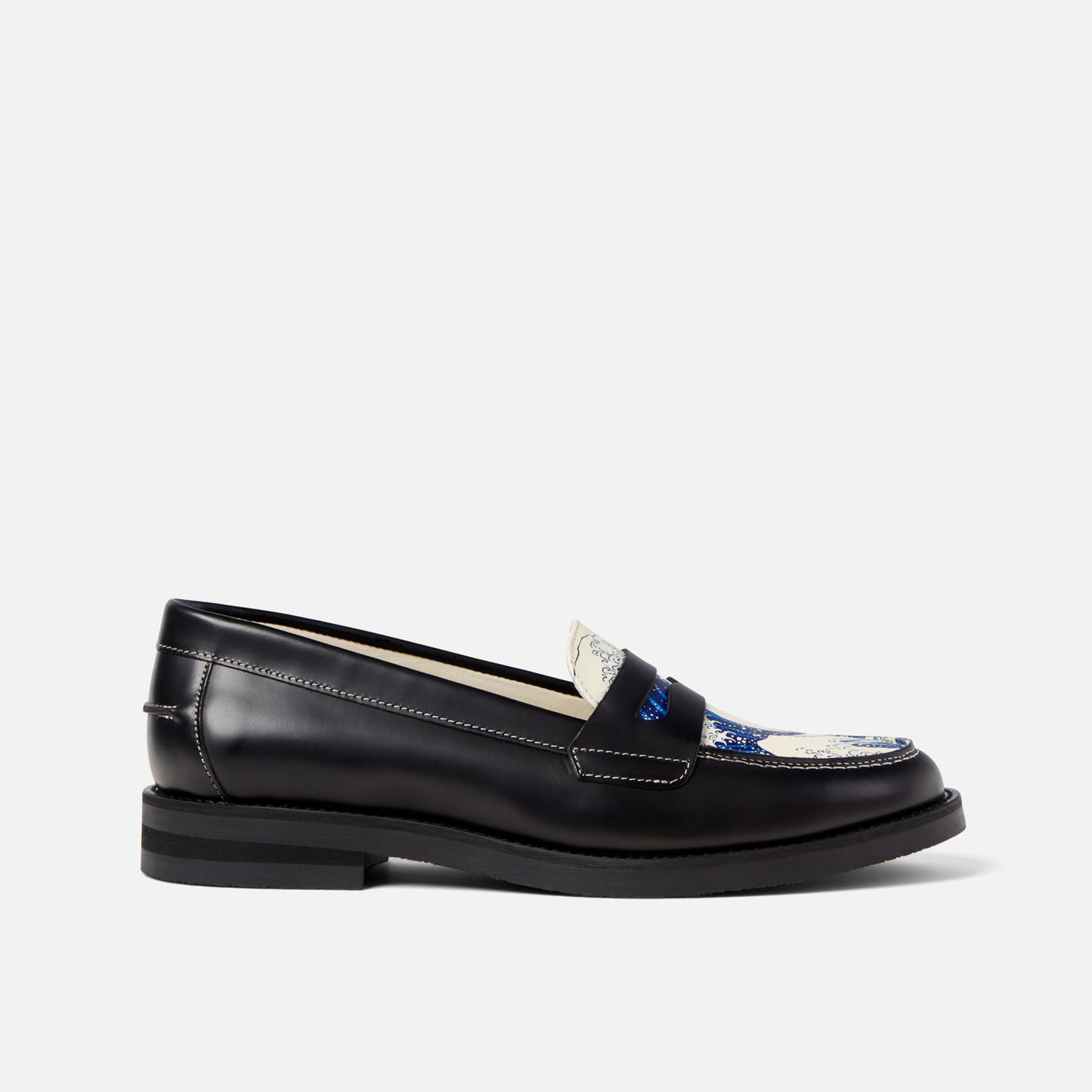 【Duke + Dexter】Rizla Archive Penny Loafer - Women's Wilde Black Western Penny Loafer - Women's | DUKE + DEXTER