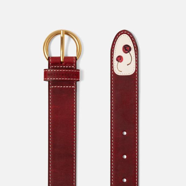Ellis Red Cherry Belt