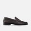 Ezra Chestnut Pebble Pleated Penny Loafer - Men's