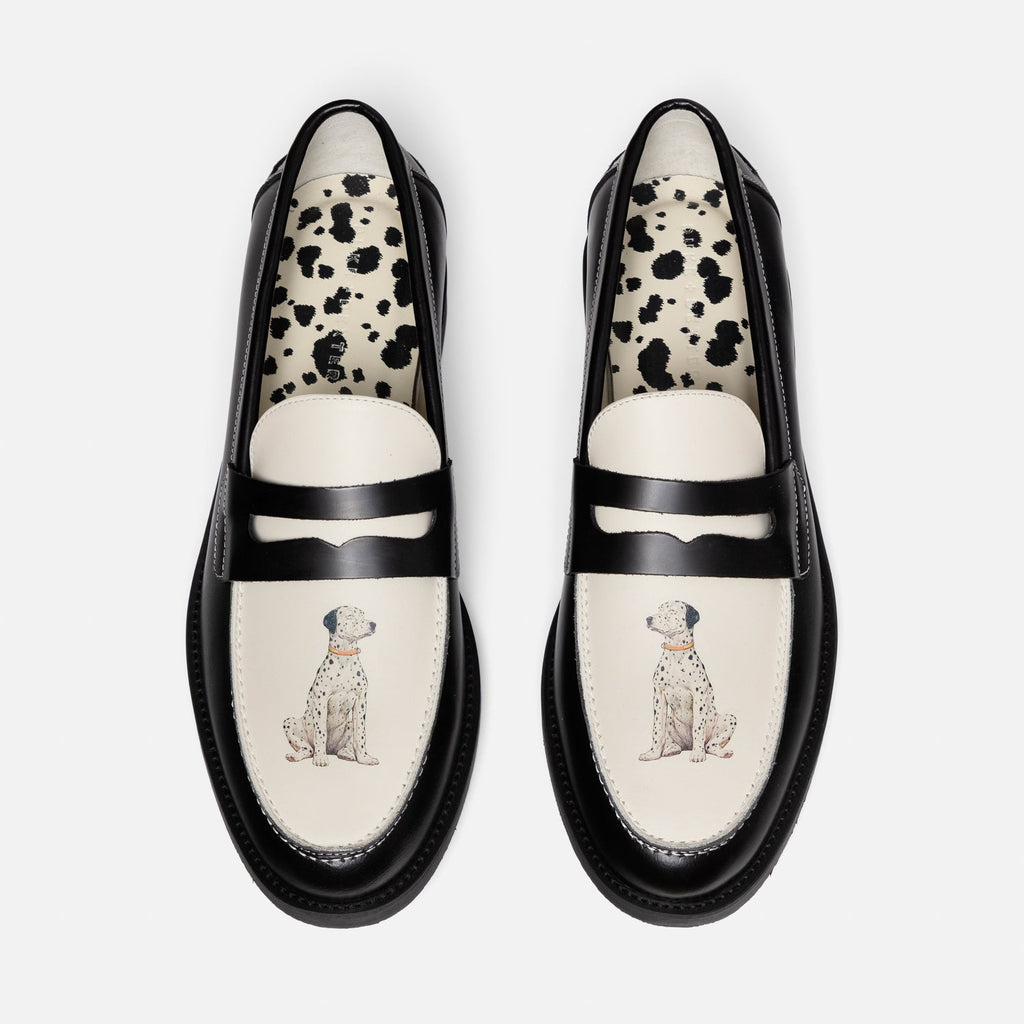 Wilde Dalmatian Penny Loafer