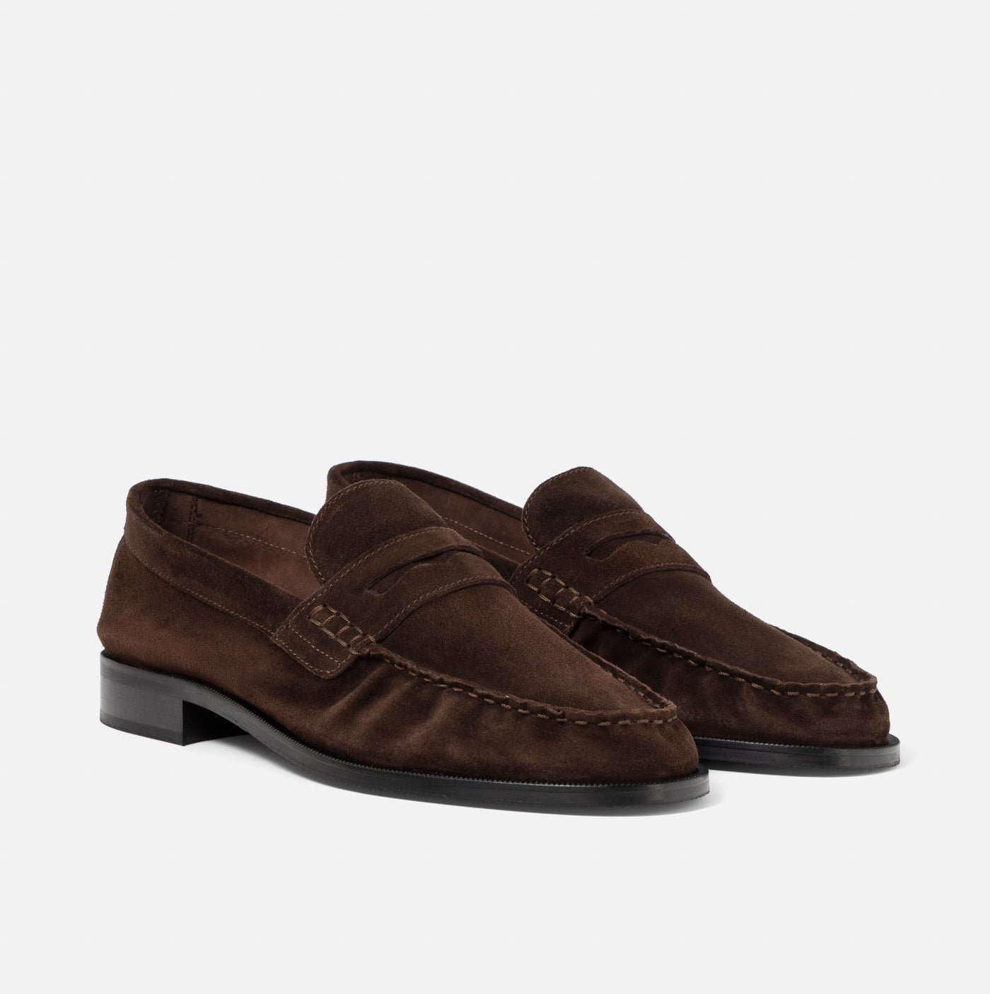 CB Brown Suede Penny Loafer - Men