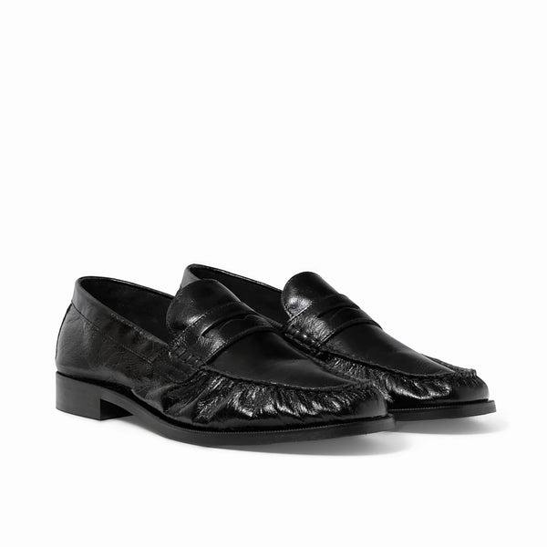CB Black Ruched Loafer - Men's