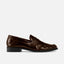 Ezra Chestnut Ruched Loafer - Men's