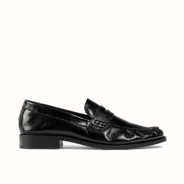 CB Black Ruched Loafer - Men's