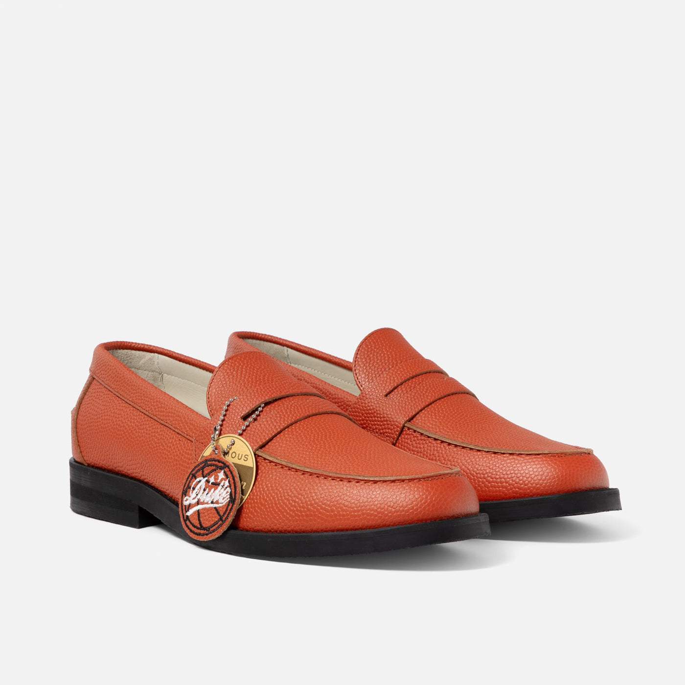Wilde Duke Orange Basketball Penny Loafer - Men's | DUKE + DEXTER