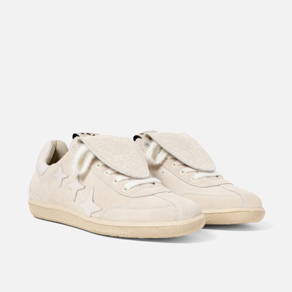 Plus Duke Off-White Suede Sneaker - Men's