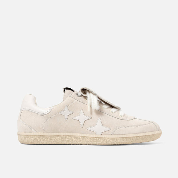 Plus Duke Off-White Suede Sneaker - Men's