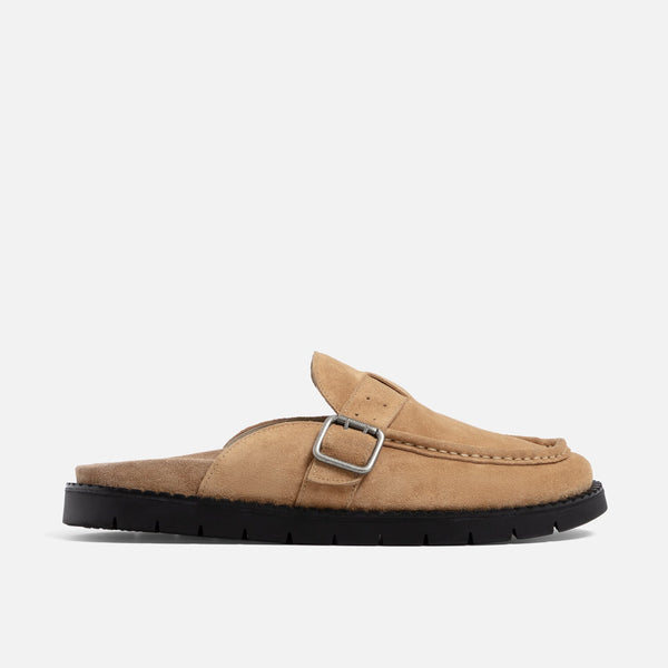 Winston Mocha Suede Mule - Men's
