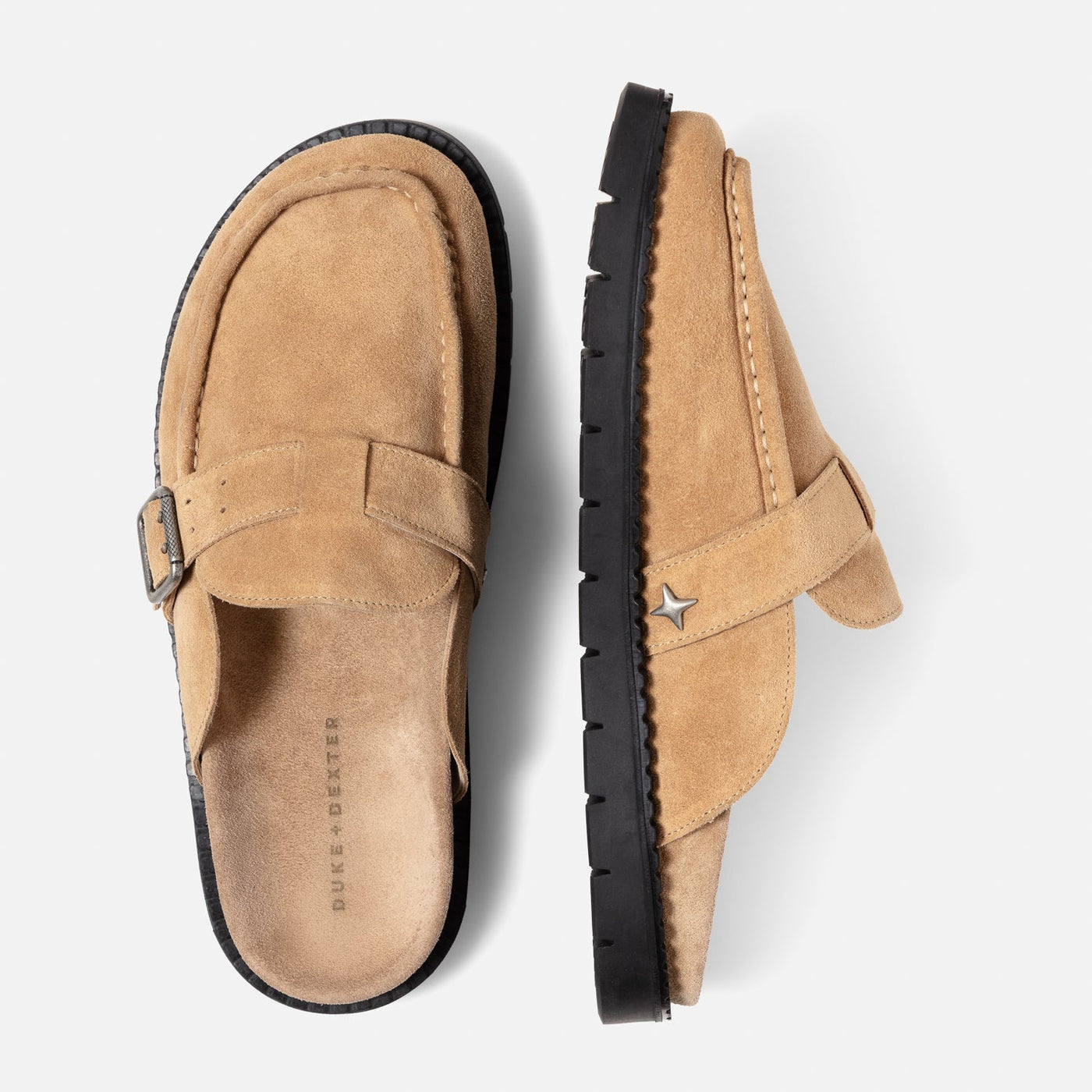 Winston Mocha Suede Mule - Men's | DUKE + DEXTER