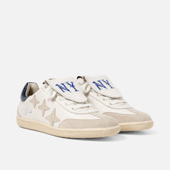 Plus Duke NY White + Navy Sneaker - Men's