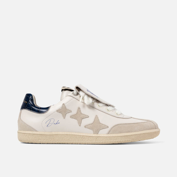 Plus Duke NY White + Navy Sneaker - Men's