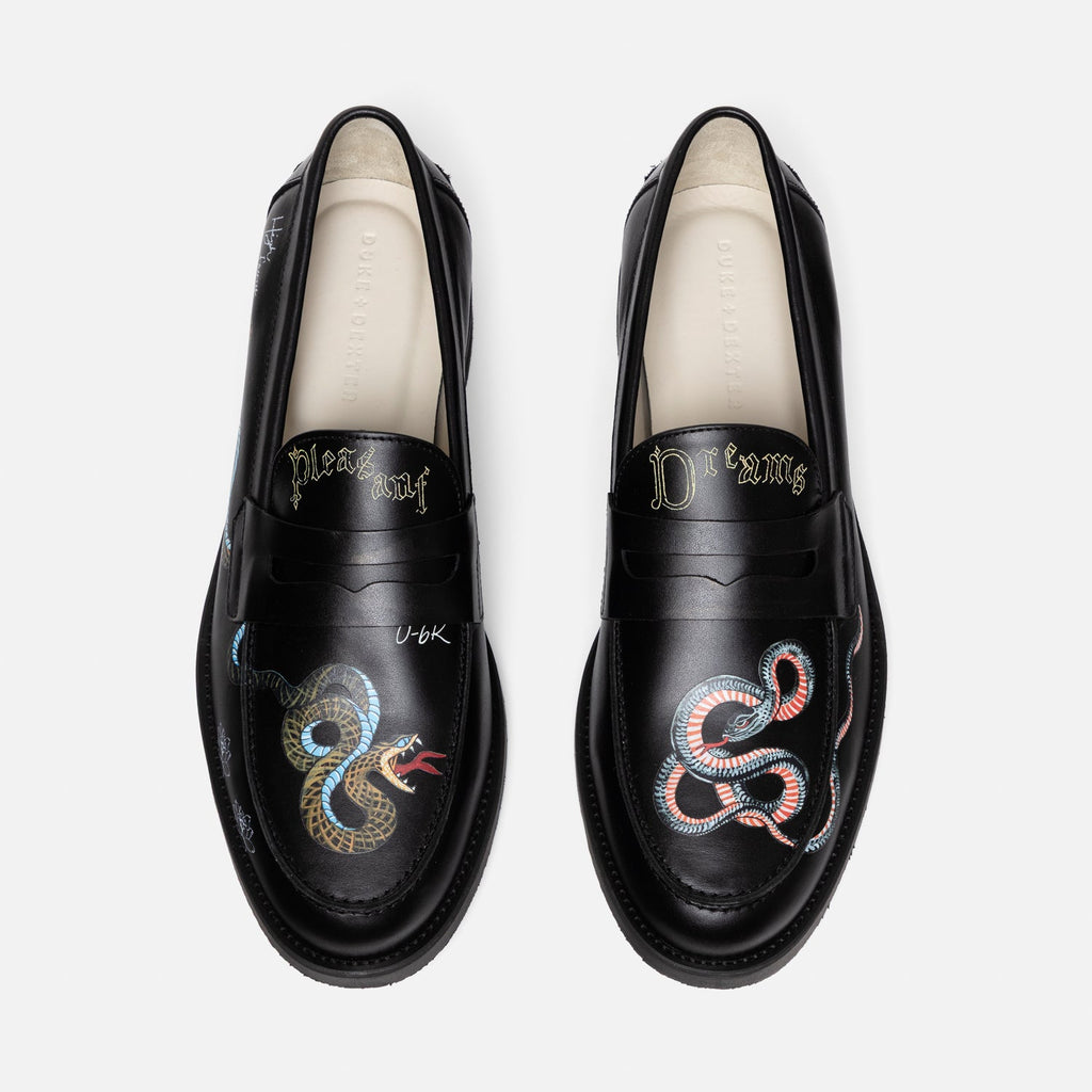 Wilde Pleasant Dreams Snake Penny Loafer
