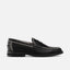 Wilde Black + Cream Box Stitch Penny Loafer - Men's