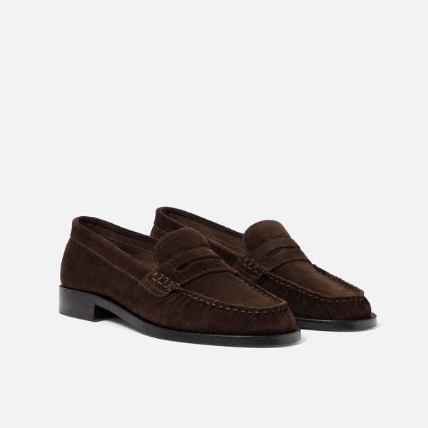 CB Brown Suede Penny Loafer - Women’s