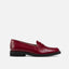 Wilde Red Creased Penny Loafer - Women's