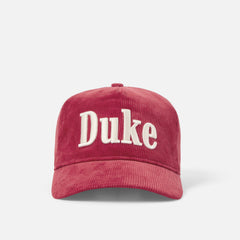 Duke Red Corduroy Cap