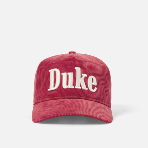 Duke Red Corduroy Cap