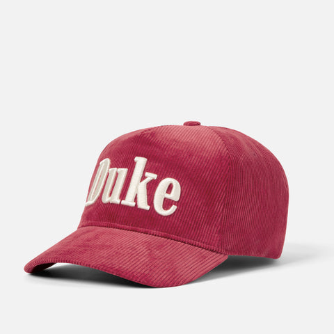 Duke Red Corduroy Cap