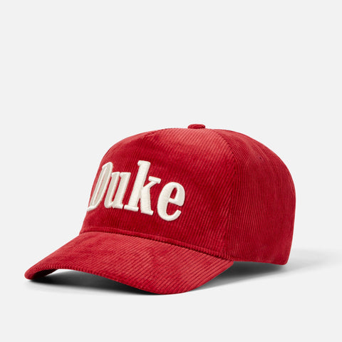 Duke Red Corduroy Cap