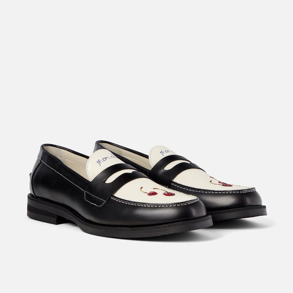 Wilde Swarovski Crystals Cherry Penny Loafer - Men's