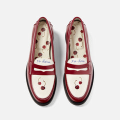 Wilde Cherry Red Penny Loafer - Women's