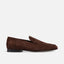 Caine Brown Suede Penny Loafer - Men's