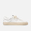 Plus Court White Distressed Sneaker - Men's