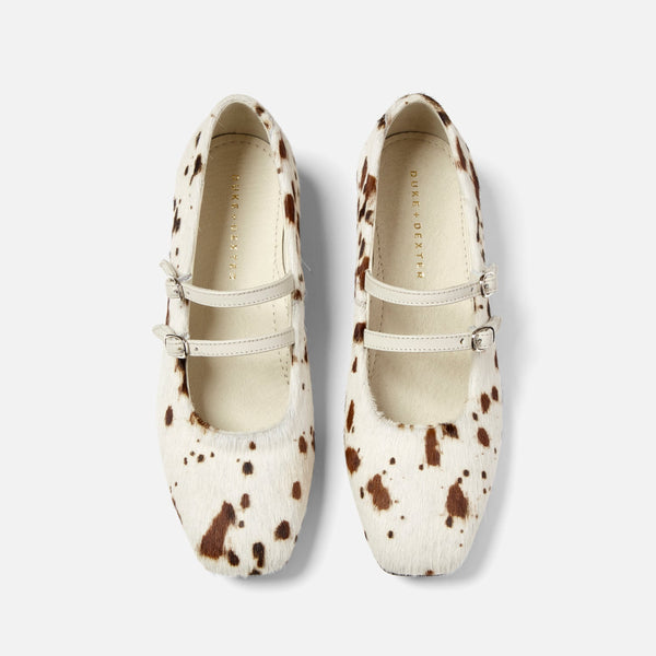Ruby Brown Cow Mary Jane - Women's