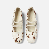 Ruby Brown Cow Mary Jane - Women's