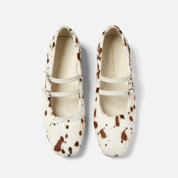 Ruby Brown Cow Mary Jane - Women's