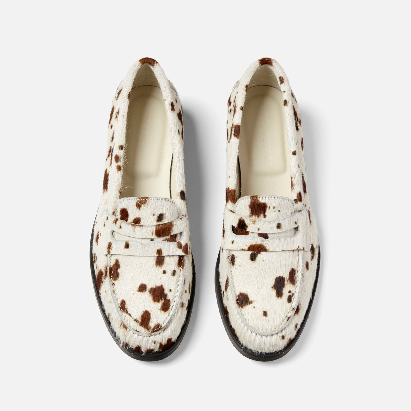 Wilde Brown Cow Pony Penny Loafer - Women's | DUKE + DEXTER