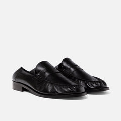 CB Black Foldable Ruched Loafer - Men's