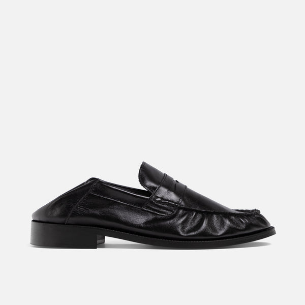 CB Black Foldable Ruched Loafer - Men's