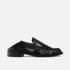 CB Black Foldable Ruched Loafer - Men's