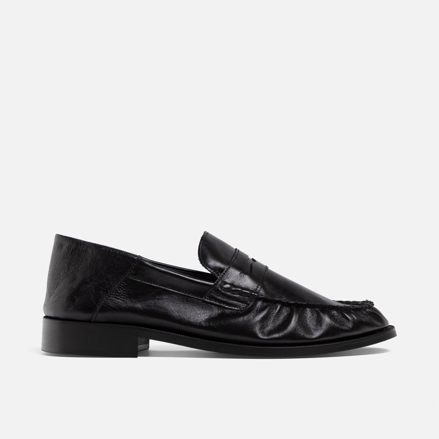 CB Black Foldable Ruched Loafer - Men's | DUKE + DEXTER