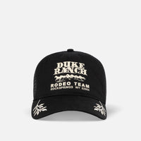 Duke Ranch Black Trucker Cap