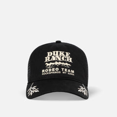 Duke Ranch Black Trucker Cap