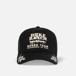 Duke Ranch Black Trucker Cap
