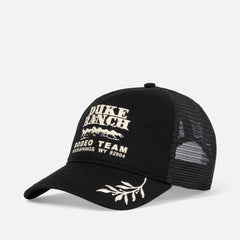Duke Ranch Black Trucker Cap