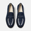 Wilde Indigo Denim Wreath Embroidered Penny Loafer - Men's