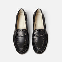 Wilde Silver Rivet Penny Loafer - Women's