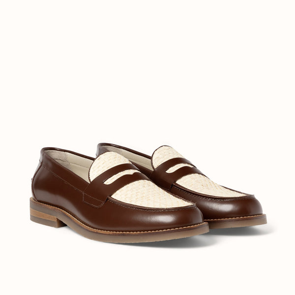Peso Basket Weave Penny Loafer - Men's