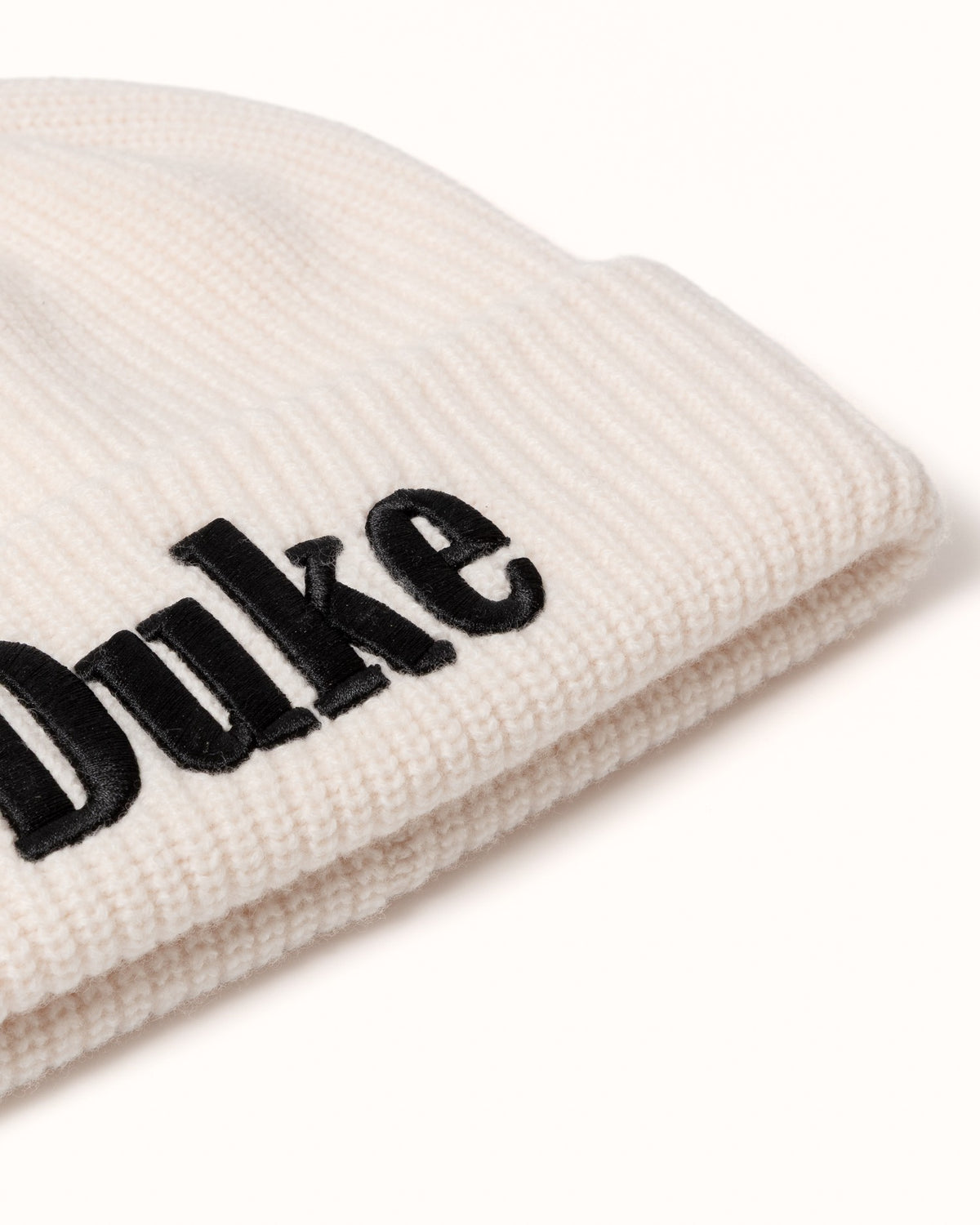Duke Cream Beanie