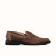 Wilde Brown Distressed Box Stitch Penny Loafer - Men's